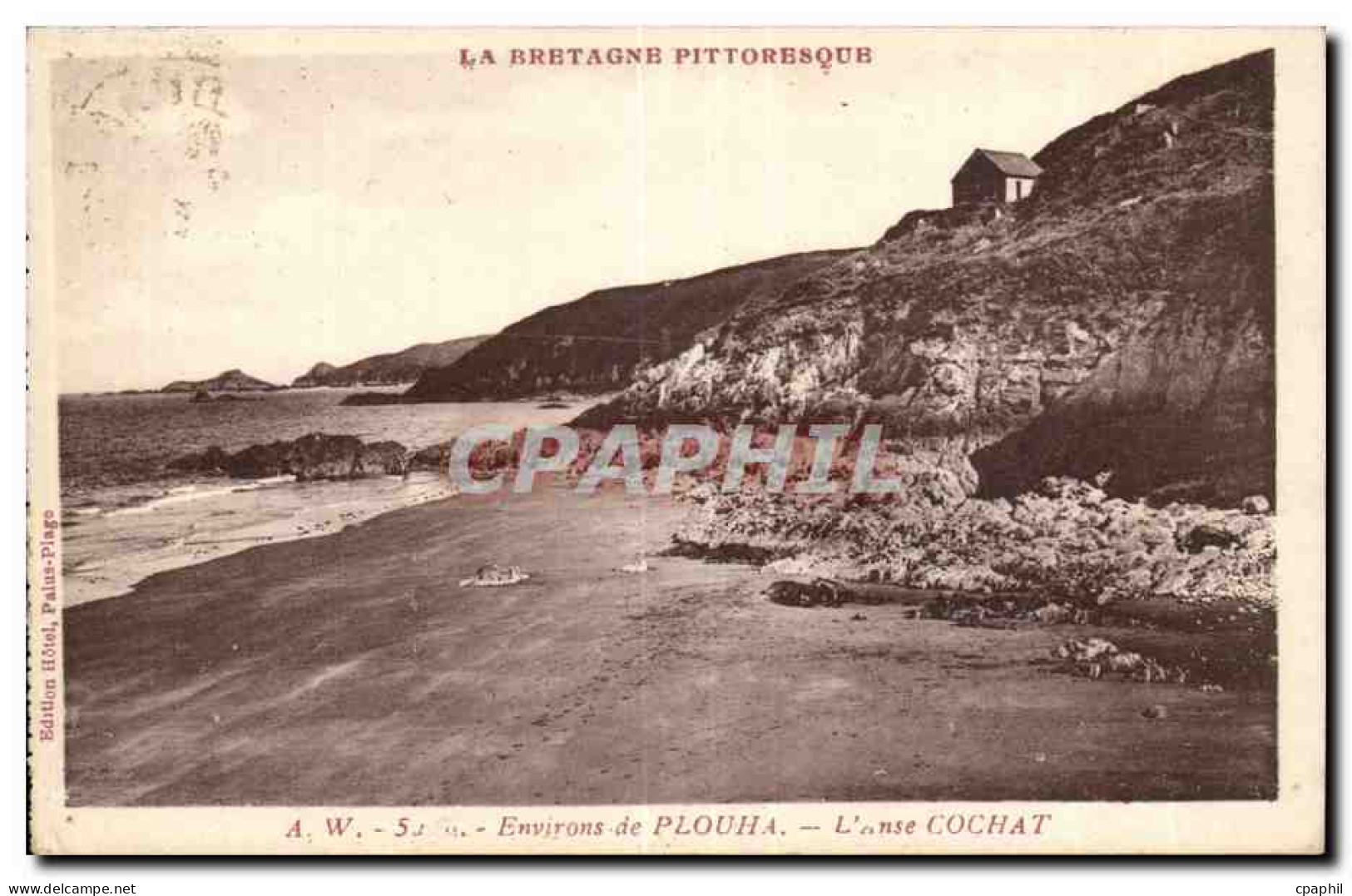 environs de Plouha CPA l'anse Cochat