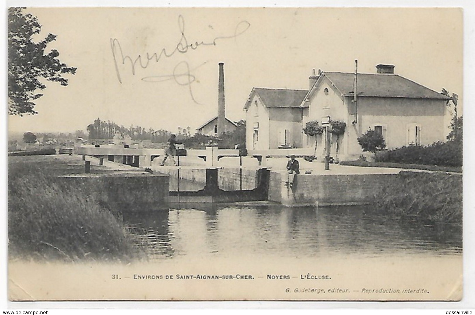 Environs de SAINT AIGNAN SUR CHER - NOYERS - L'écluse