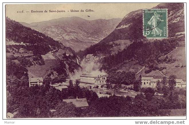 Environs de SAINT-JEOIRE HAUTE SAVOIE  Usine du Giffre