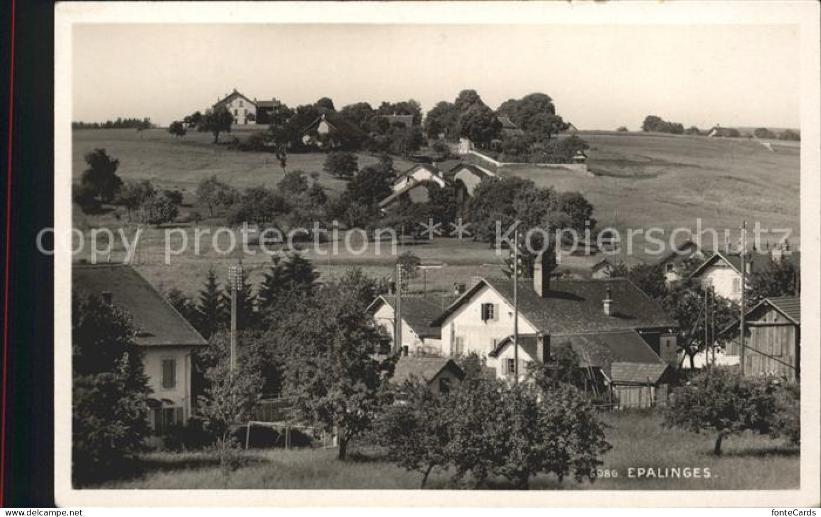 Epalinges Ortsansicht