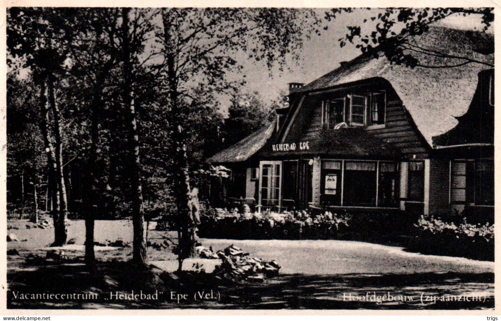 Epe (Vacantiecentrum "Heidebad") - Hoofdgebouw: Zijaanzicht