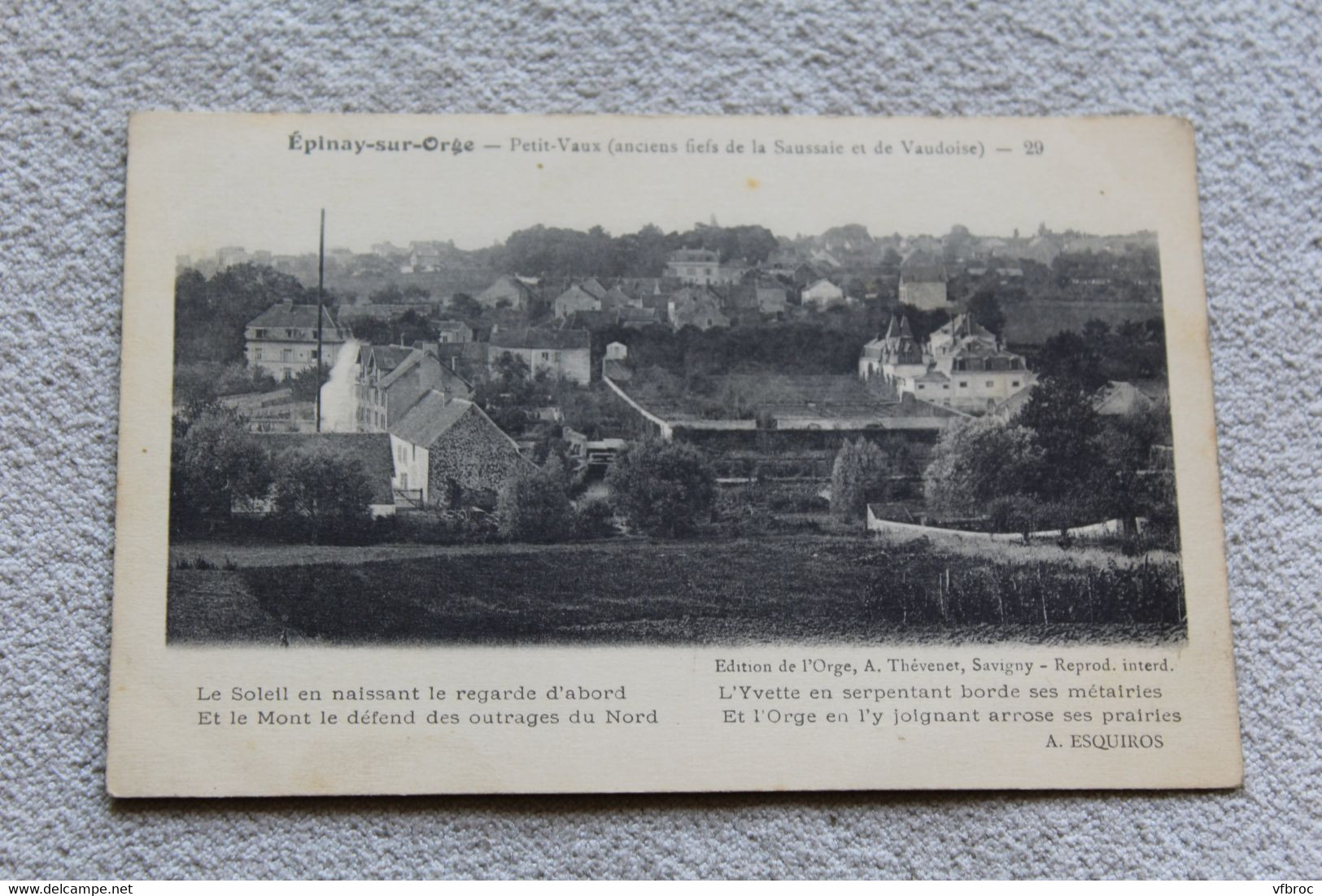 Epinay sur Orge, petit Vaux, anciens fiefs de la Saussaie et de Vaucluse, Essonne 91