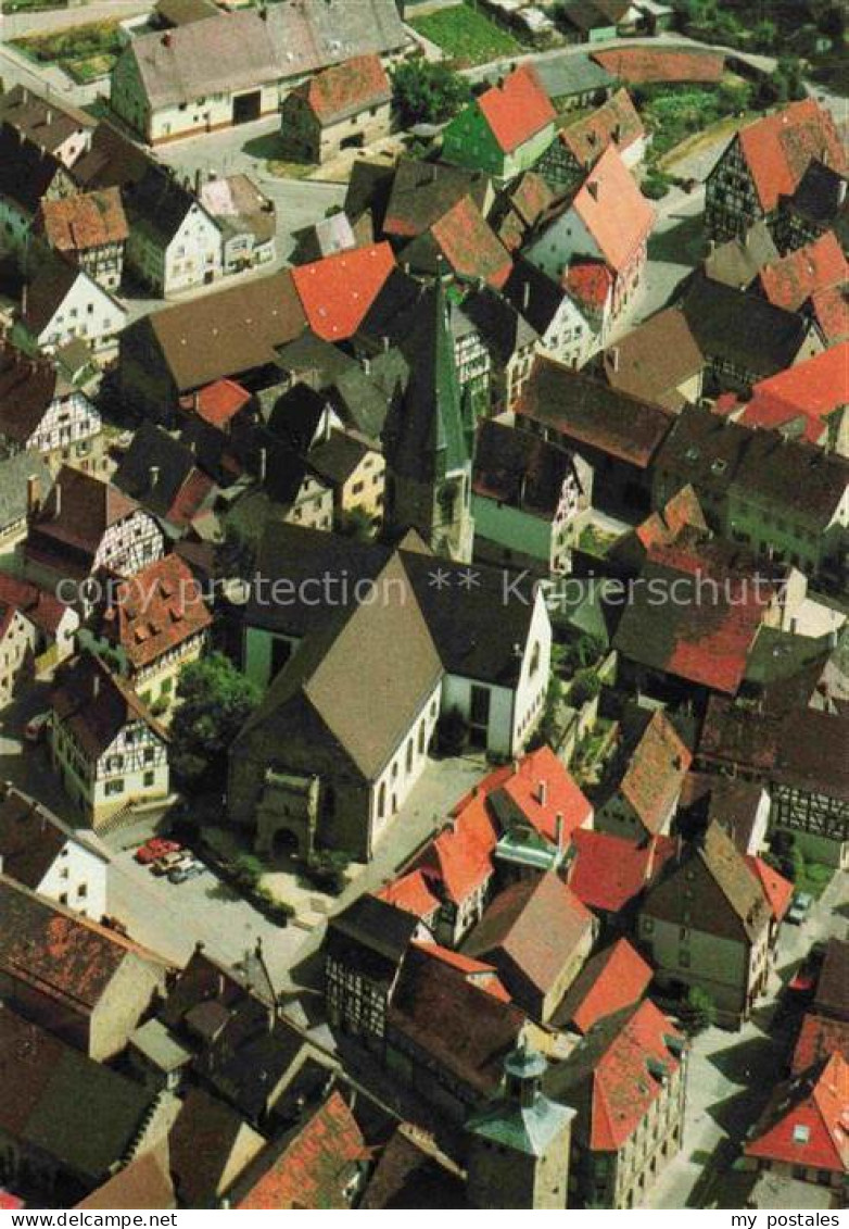 Eppingen Kath Stadtpfarrkirche ULb Frau Fliegeraufnahme