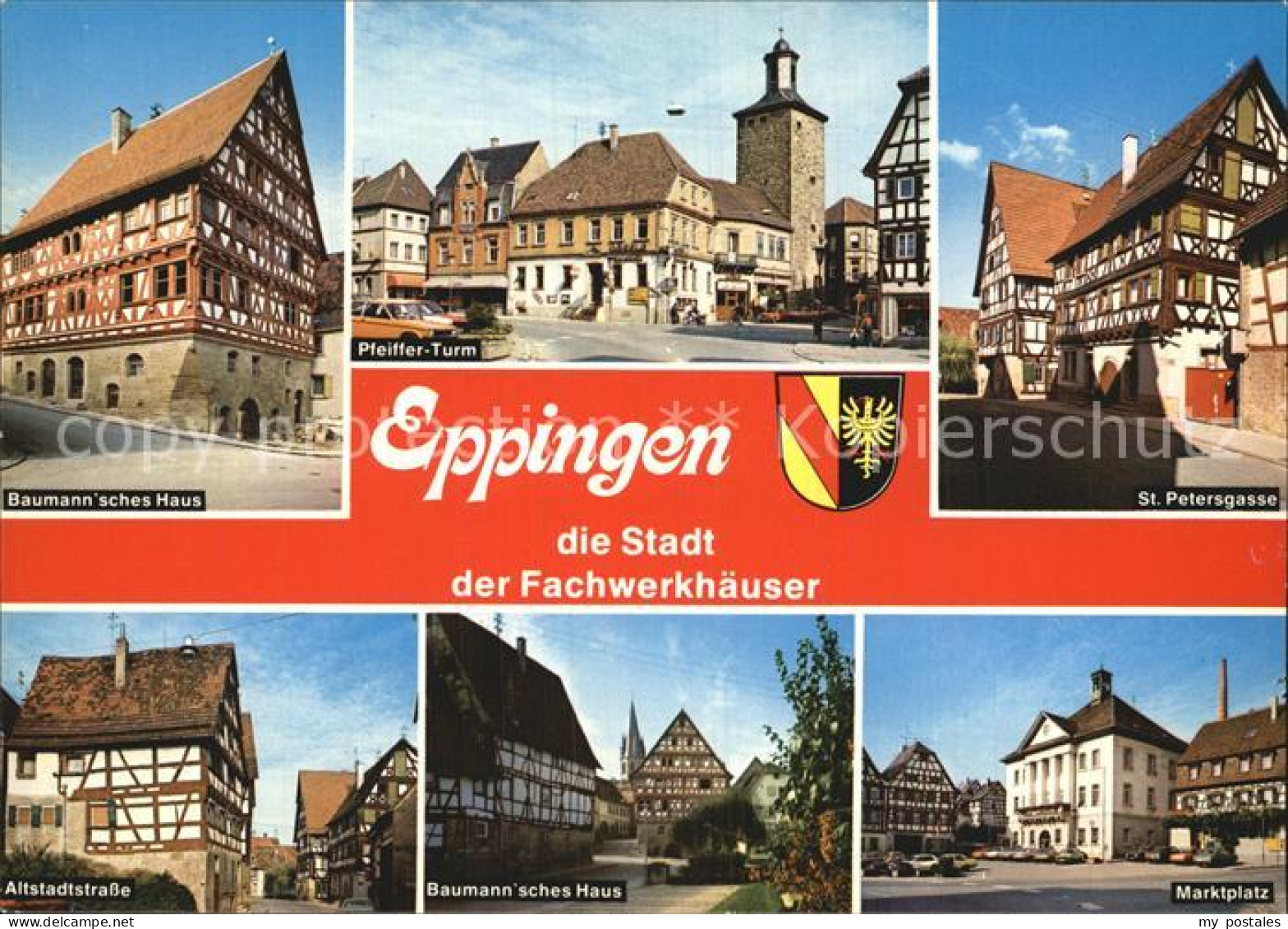 Eppingen St. Petergasse Marktplatz Altstadtstrasse Baumannsches Haus