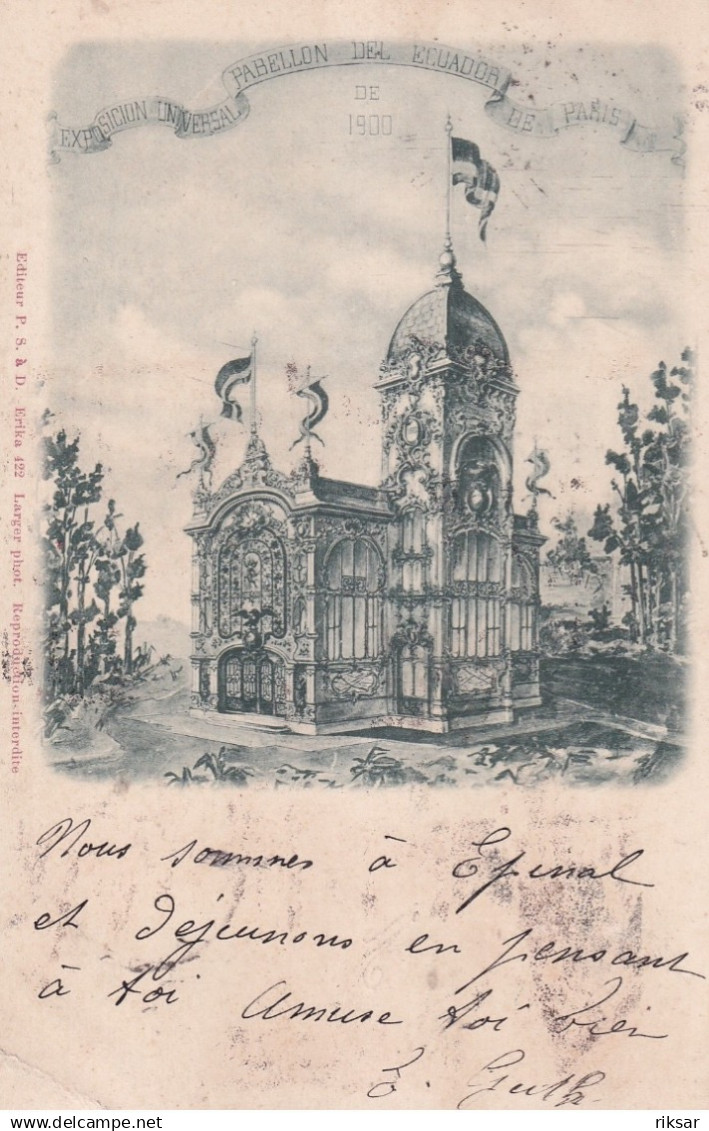 EQUATEUR(EXPOSITION PARIS 1900)