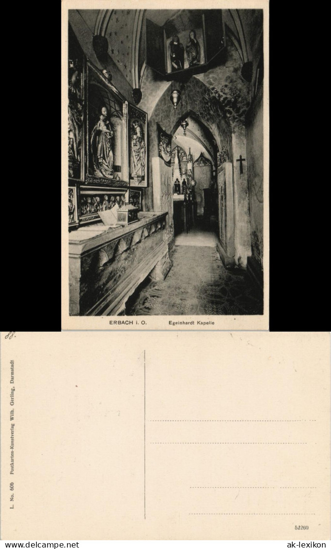 Erbach (Odenwald) Egeinhardt Kapelle Schloss (Erbach/Odenwald) 1910