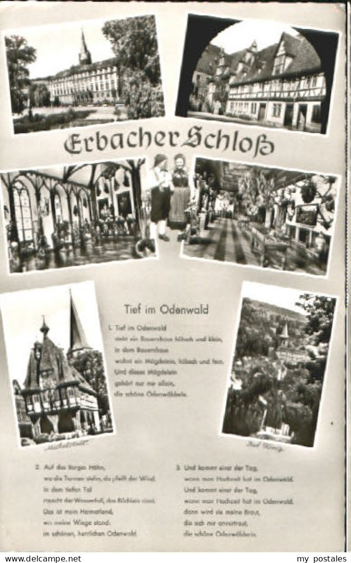 Erbach Odenwald Erbach Schloss x 1959