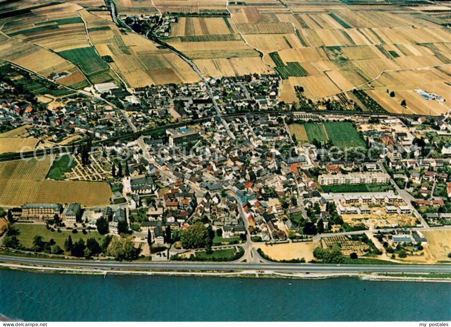 Erbach Rheingau Fliegeraufnahme