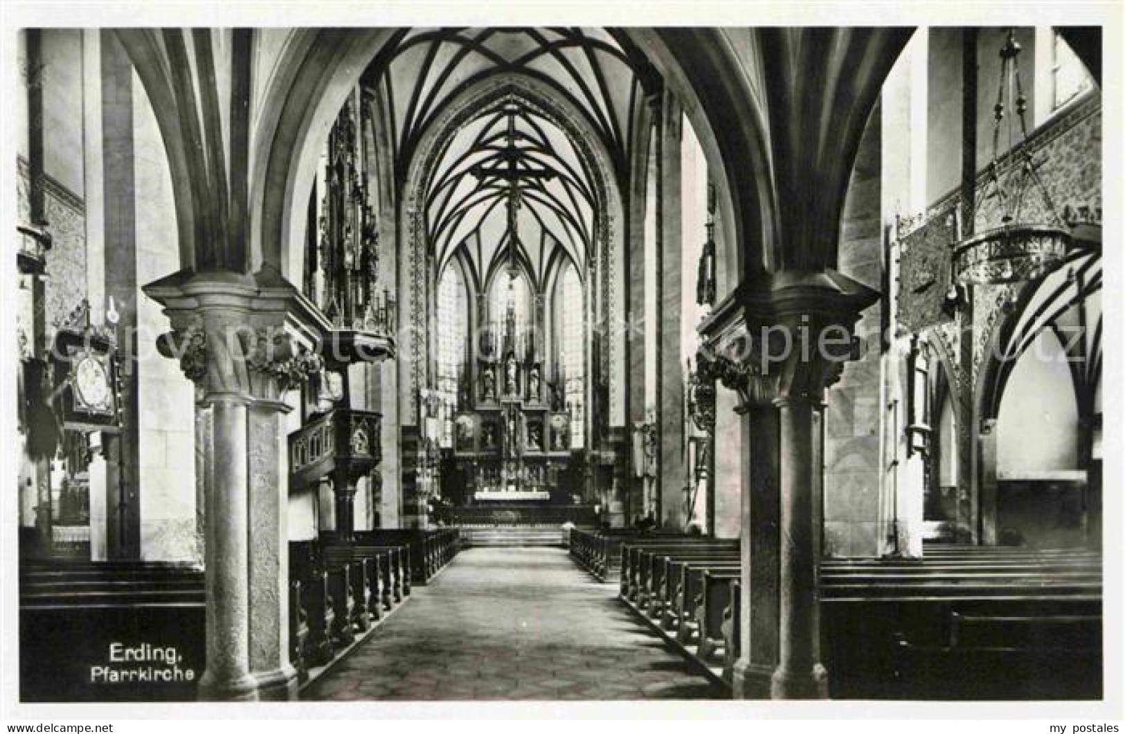 Erding Bayern Pfarrkirche innen