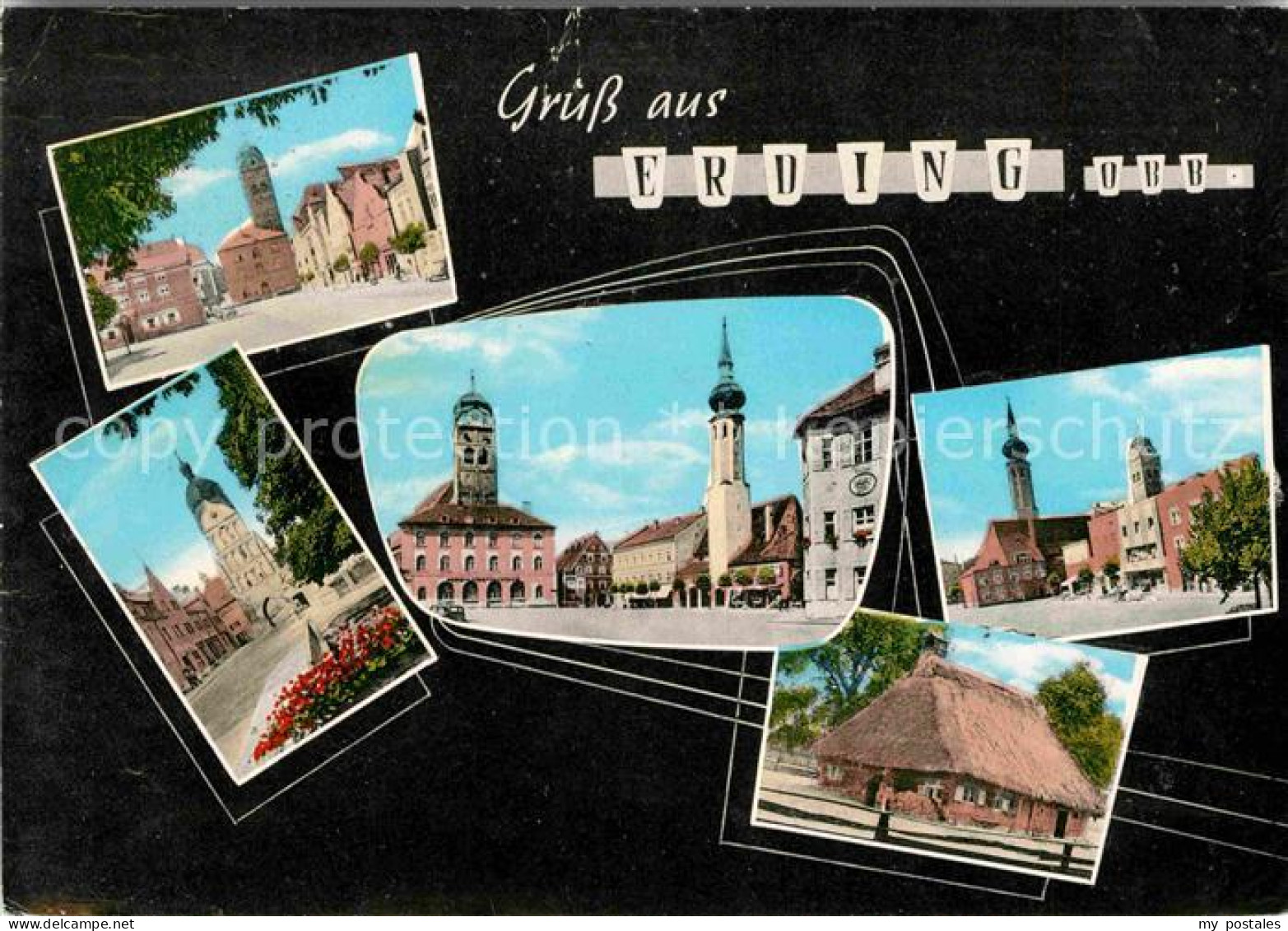 Erding Bayern Stadtansichten