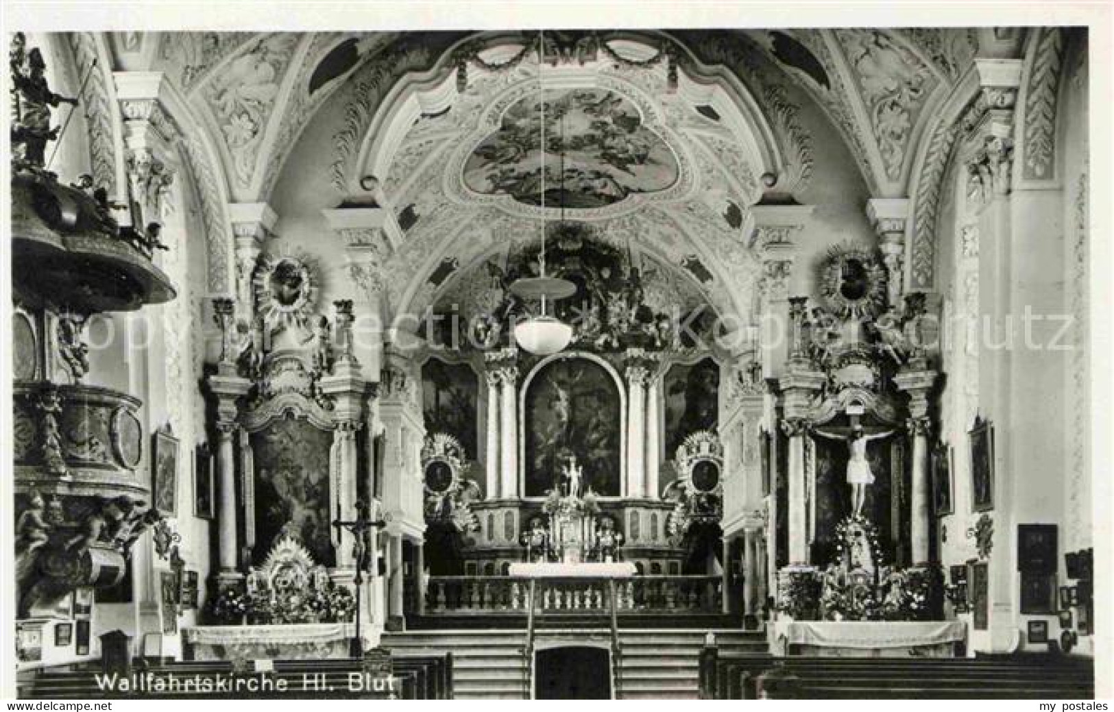 Erding Bayern Wallfahrtskirche Heilig Blut Hochaltar