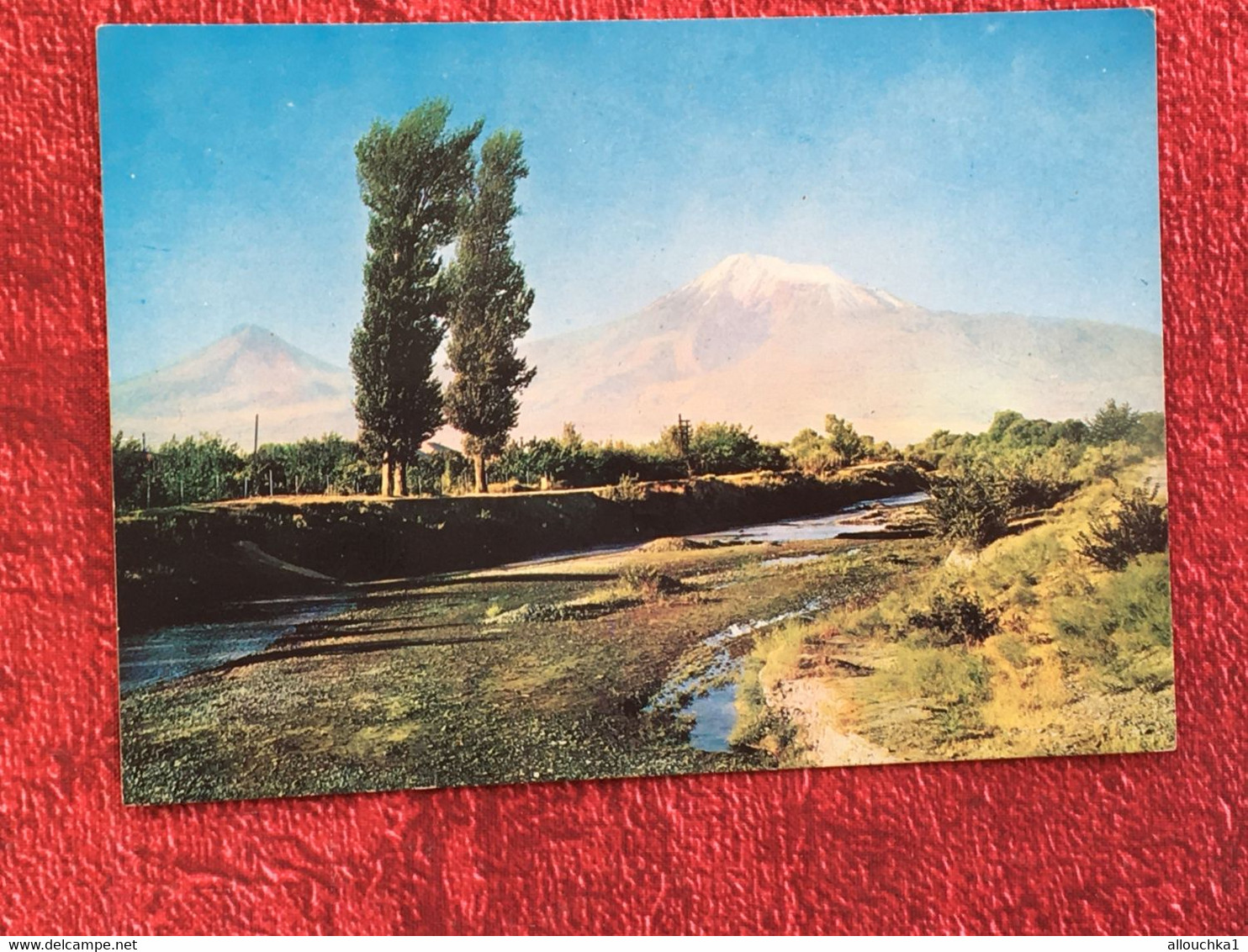 Erevan Arménie Armenia⭐ Carte postale Vœux en arménien à traduire-☛Document Arménien Historique: -☛Marseille-1973