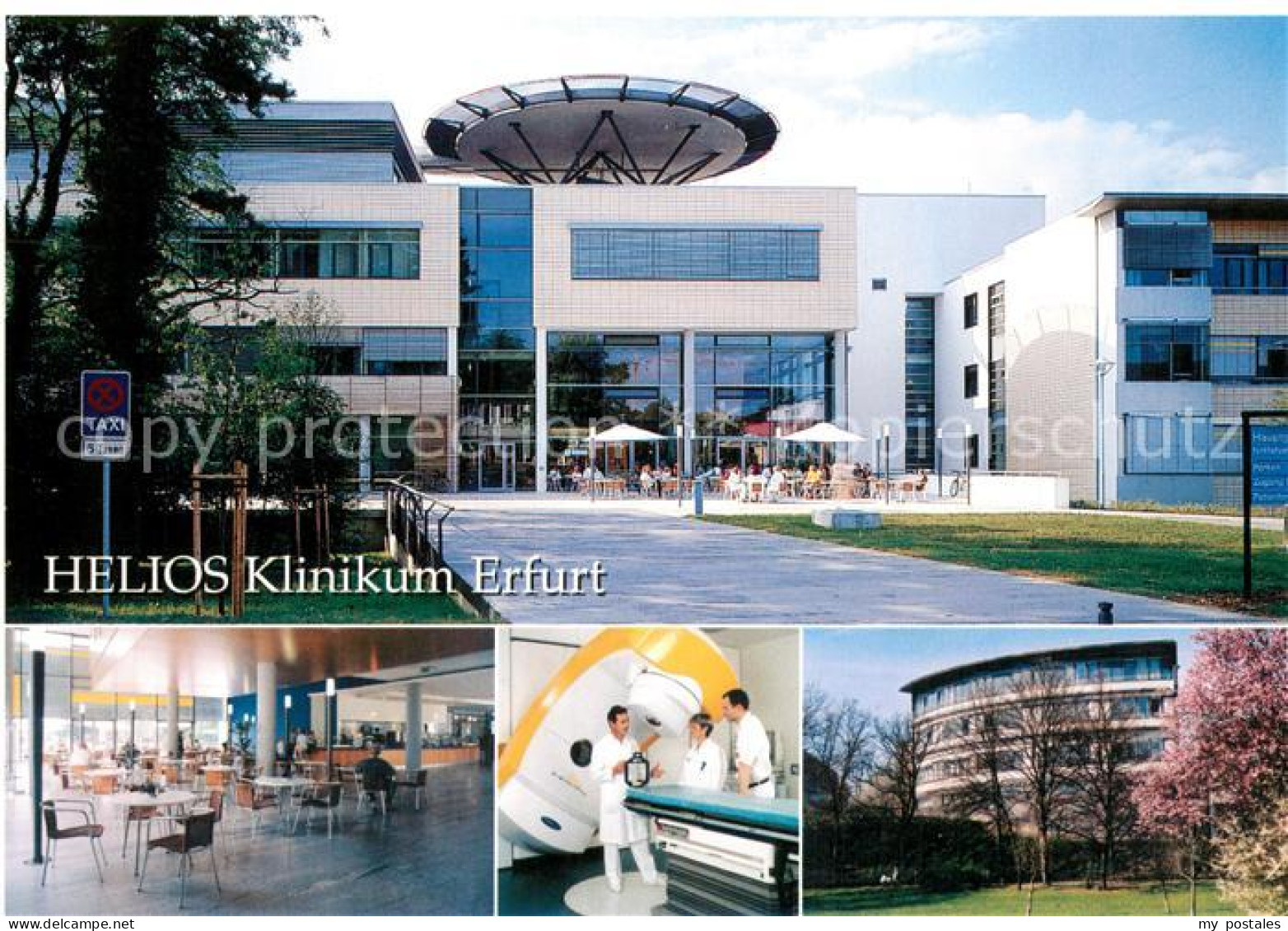 ERFURT  CITY Helios Klinikum Erfurt Empfangshalle aerzte Park