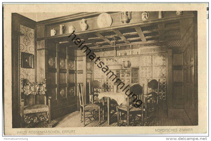 Erfurt - Haus Kossenhaschen - Nordisches Zimmer - Selbstverlag Haus Kossenhaschen Erfurt - Feldpost