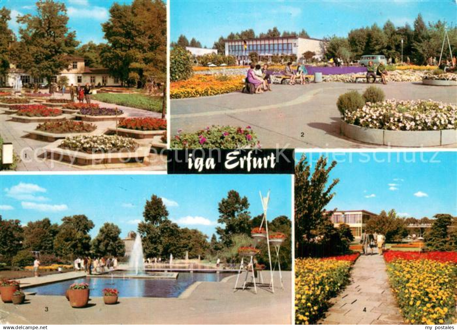 Erfurt IGA Erfurt Rosengarten Wasserochse Festplatz Zentralgaststaette