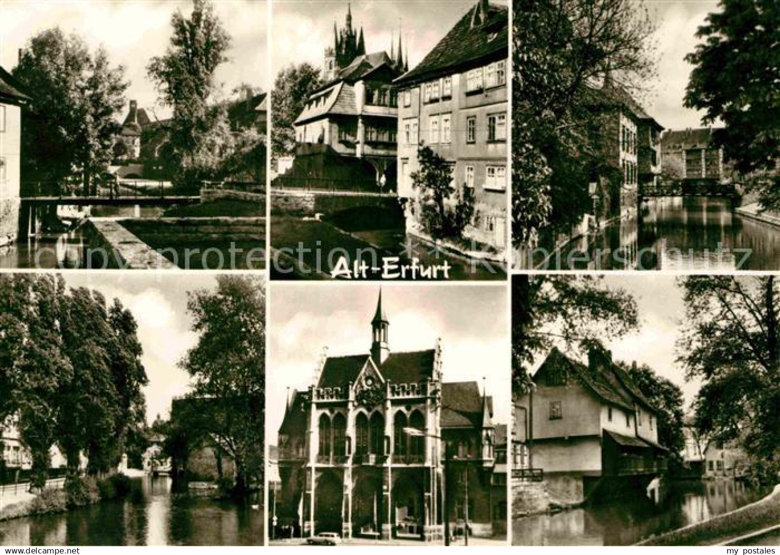 Erfurt Teilansichten Altstadt-Erfurt