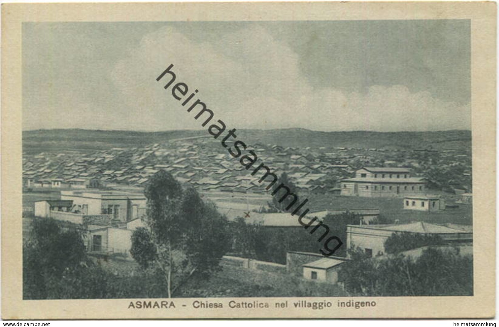 Eritrea - Asmara - Chiesa Cattolica nel villaggio indigeno