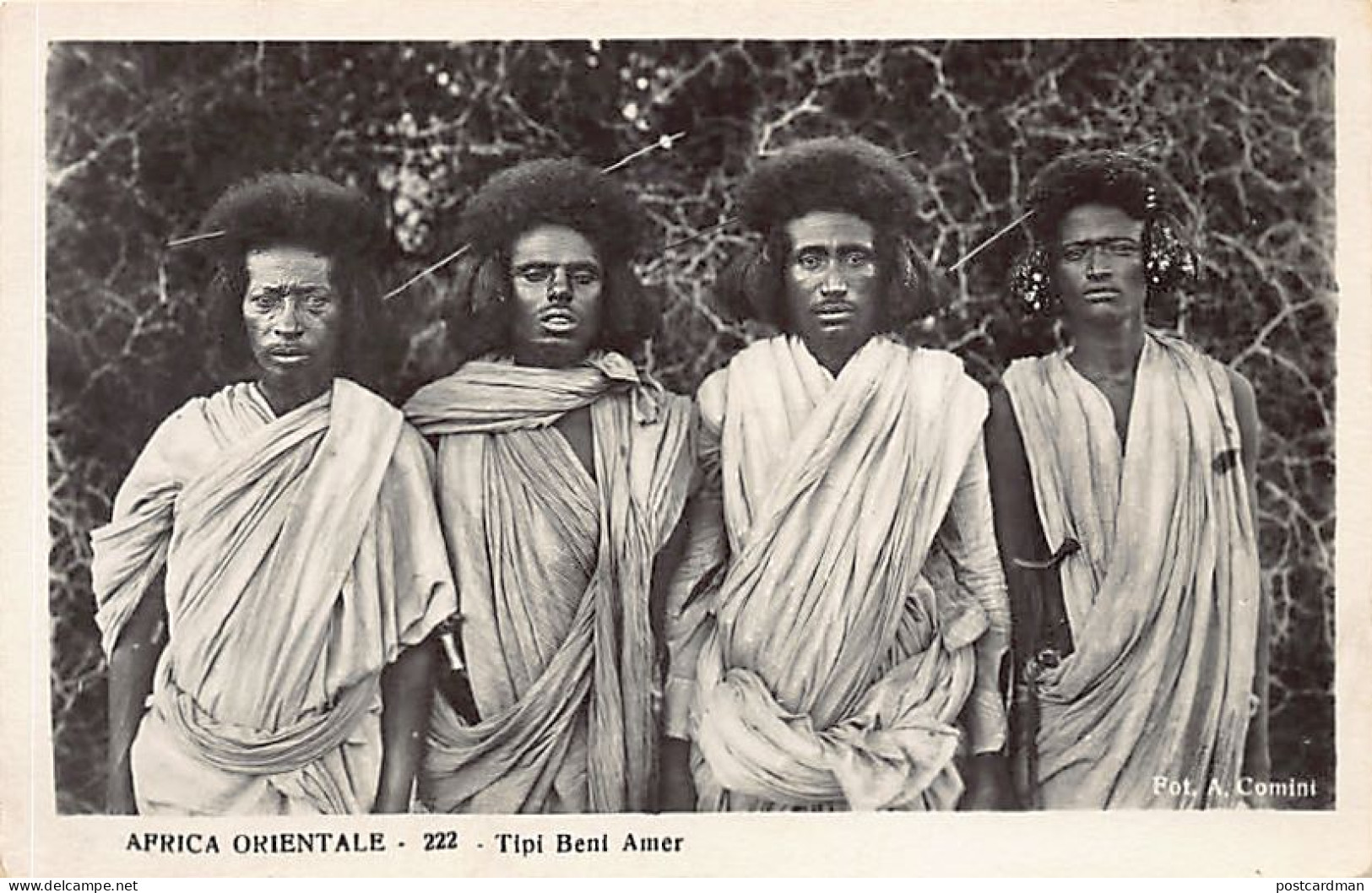 Eritrea - Beni Amer types - Publ. A. Traldi