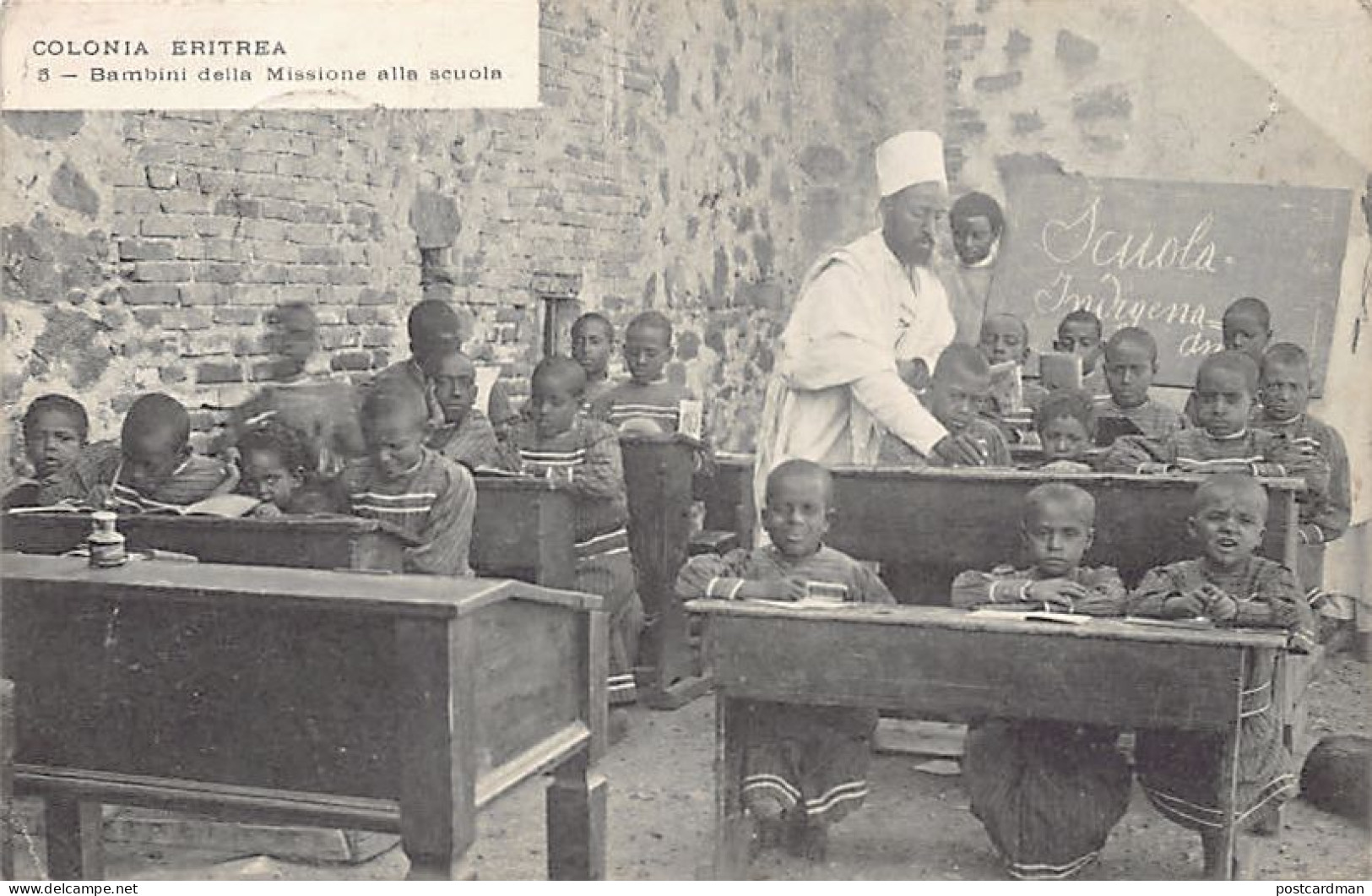 Eritrea - Children of the Mission at School.