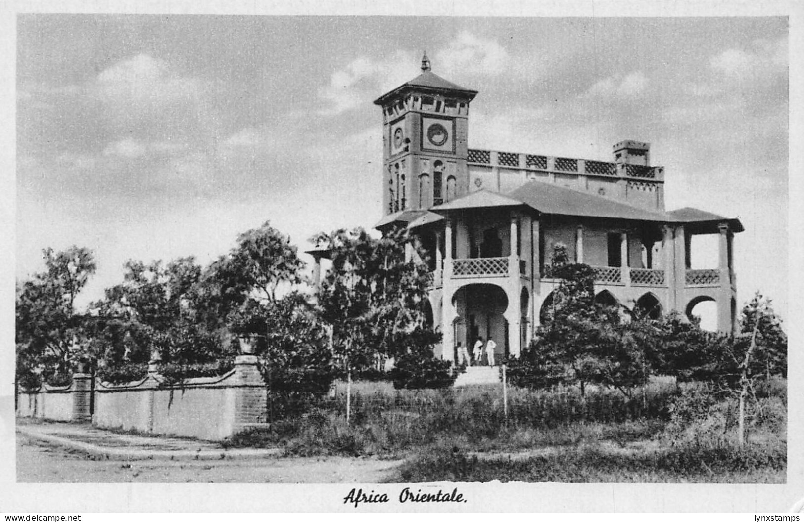 Eritrea Police Station in Cheren vintage postcard C417