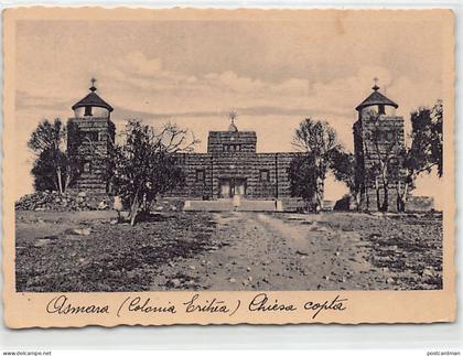 Eritrea - ASMARA - Coptic church - Publ. A. A. e F. Cicero