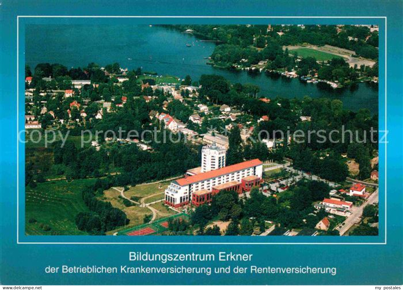 Erkner Fliegeraufnahme Bildungszentrum der Krankenversicherung