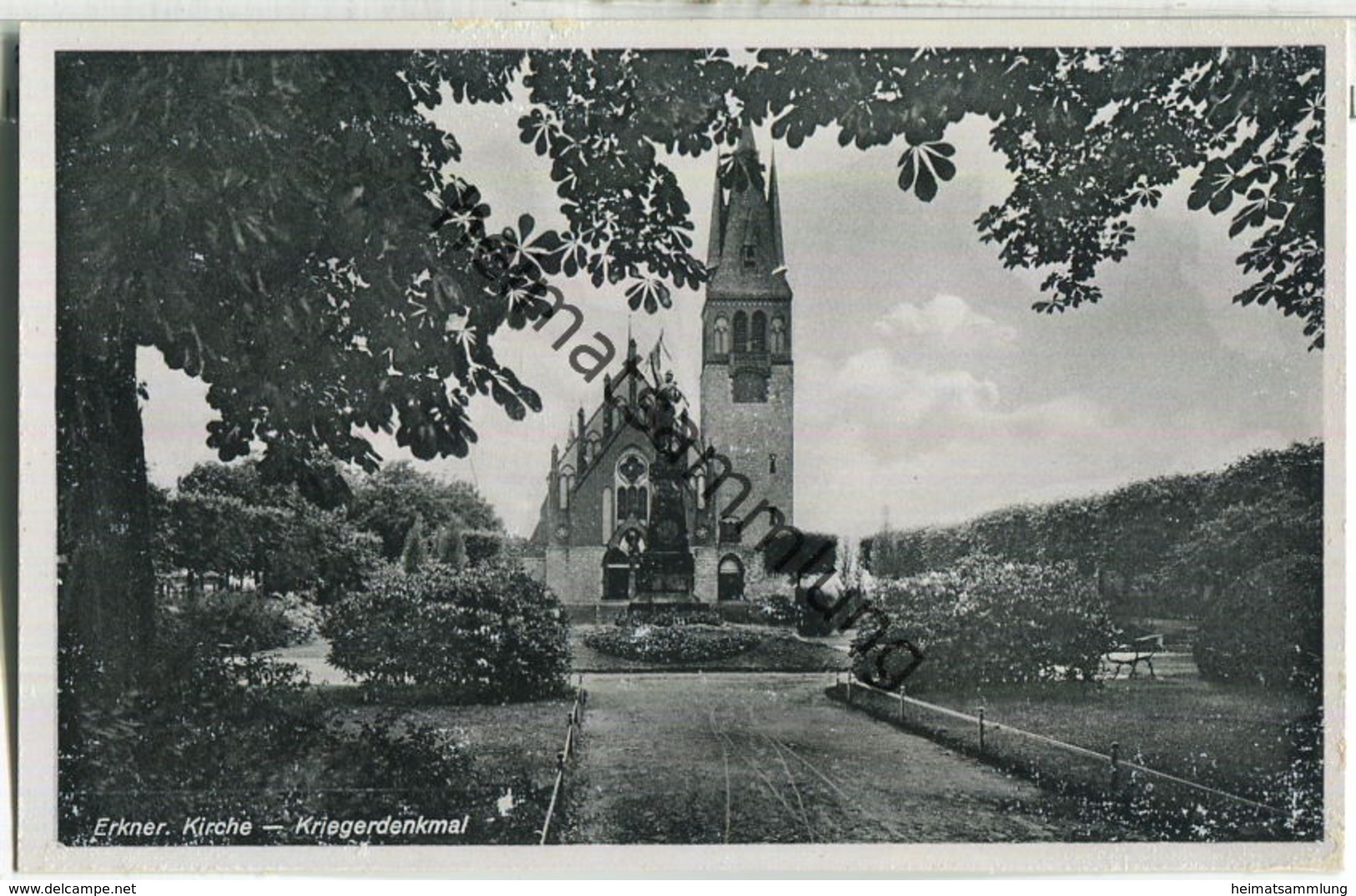 Erkner - Kirche - Verlag W. Meyerheim Berlin