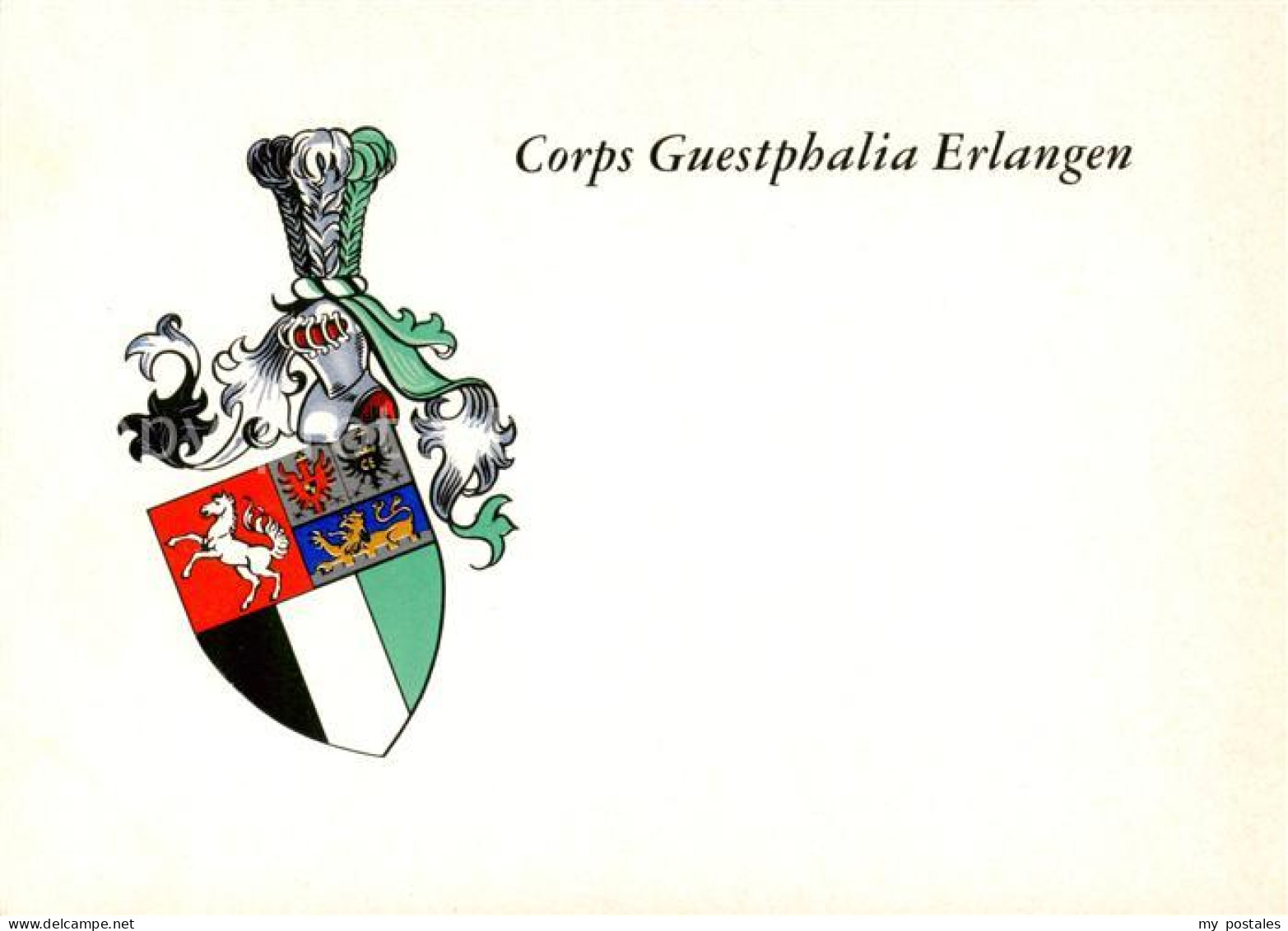 ERLANGEN Bayern Corps Guestphalia Erlangen