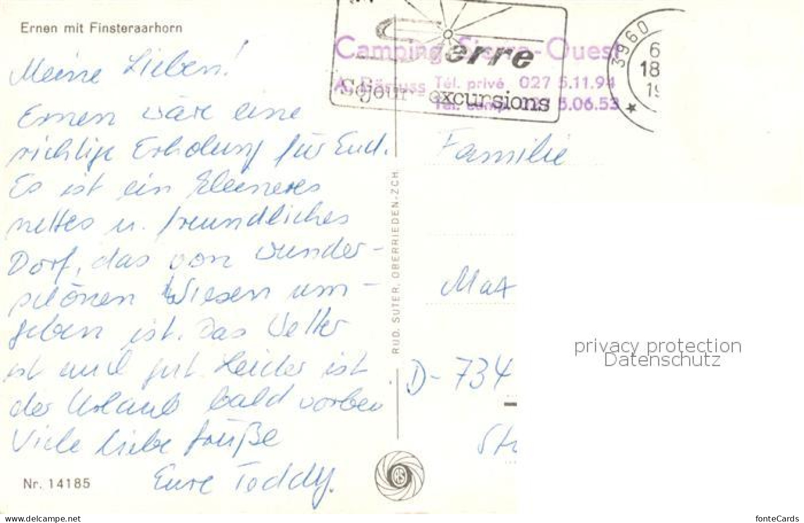 Ernen mit Finsteraarhorn