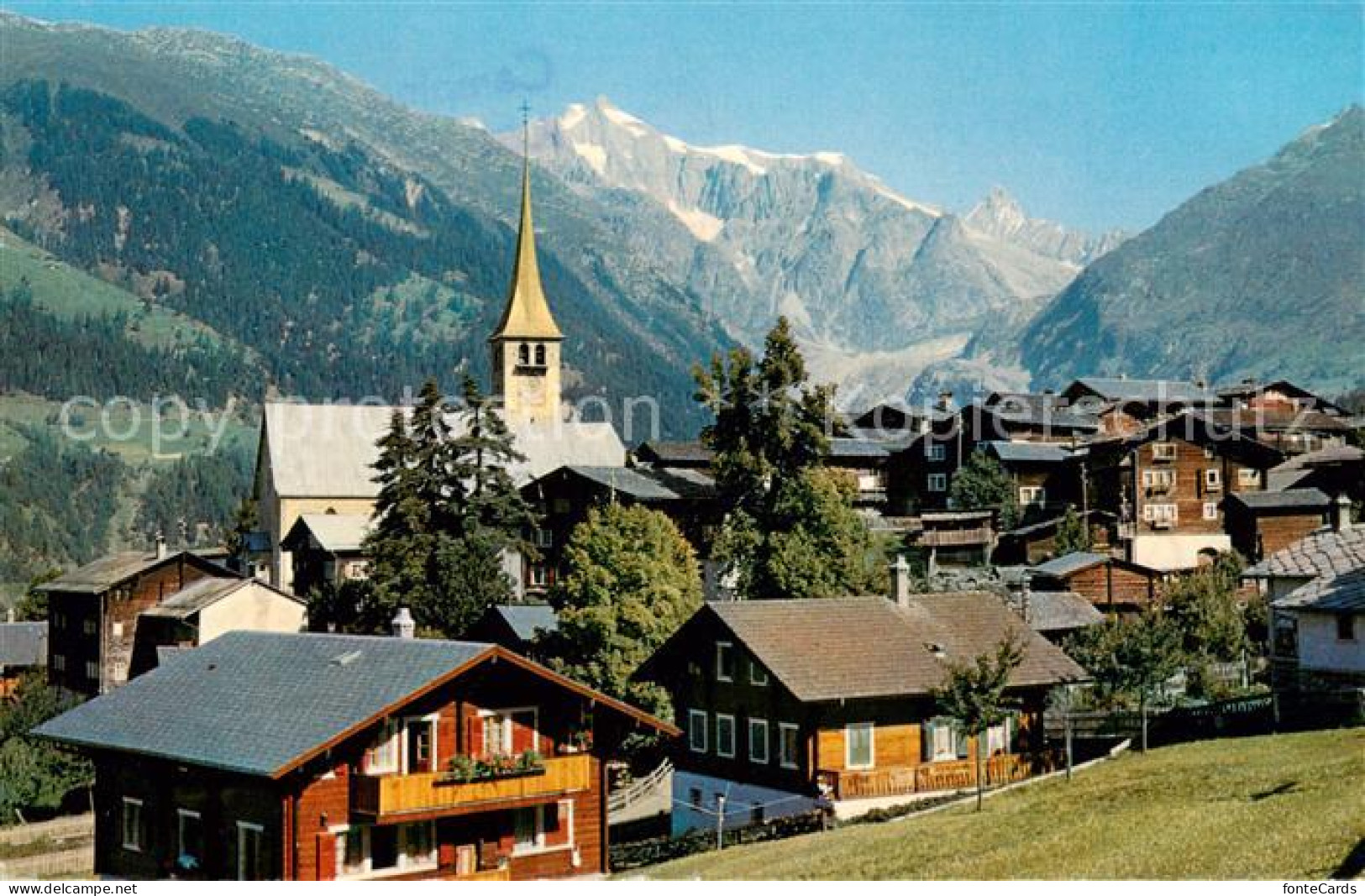 Ernen mit Finsteraarhorn
