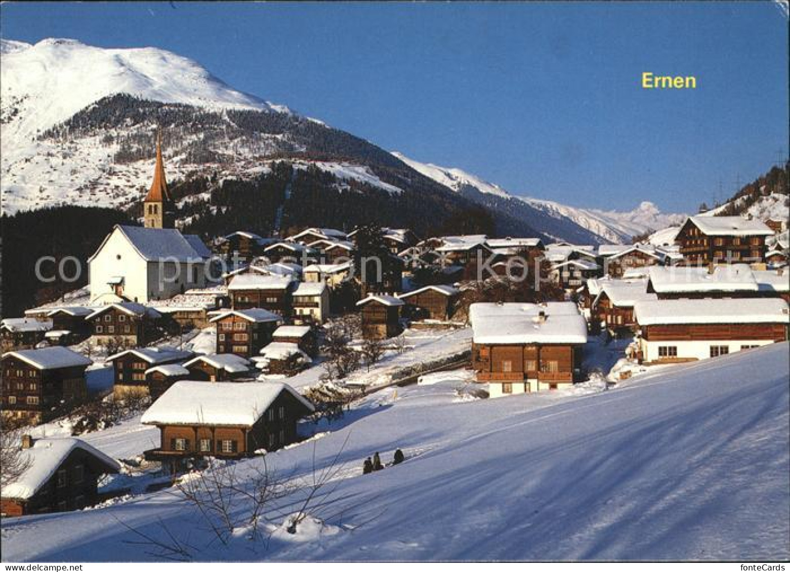 Ernen Ortsansicht