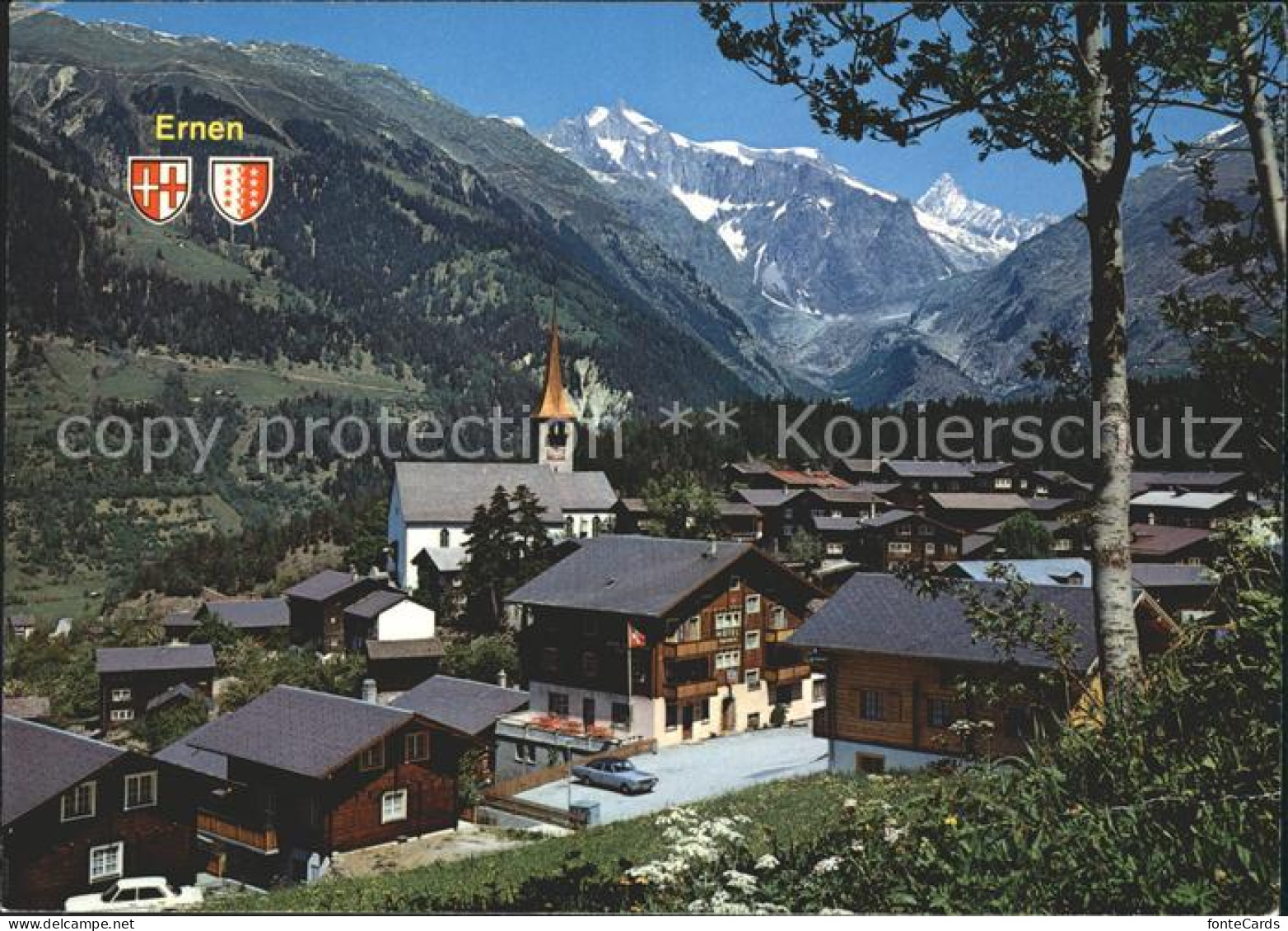 Ernen Wannenhorn und Finsteraarhorn