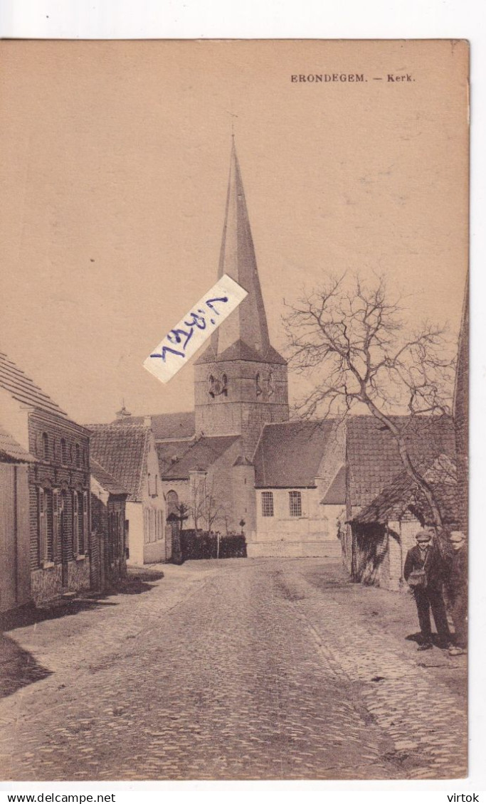 Erondegem :     Kerk  1923