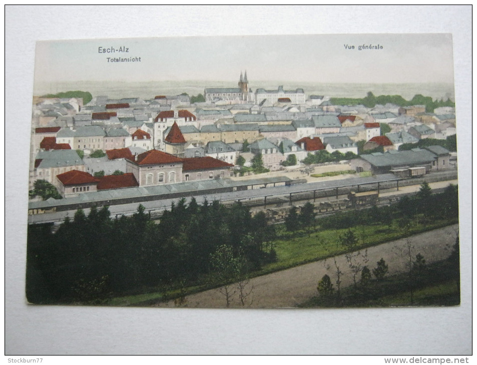 Esch-Alzette   ,Carte  postale  ,  ca . 1910