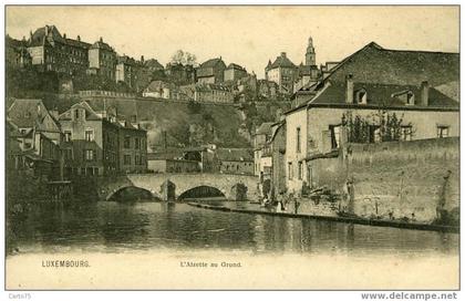 LUXEMBOURG - L'Alzette au Grund