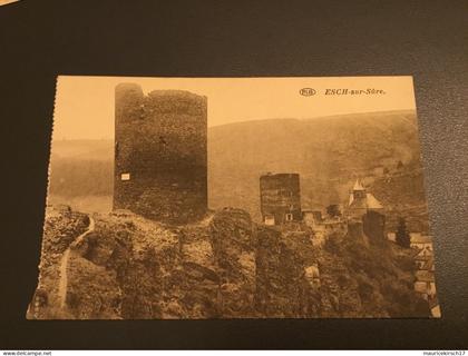 Luxembourg Luxemburg carte postale Esch-sur-Sure Esch-Sauer PIB