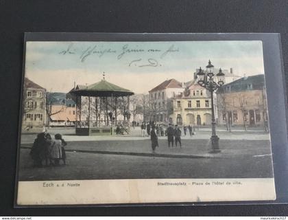 Luxembourg Esch Alzette 1905 nels couleur