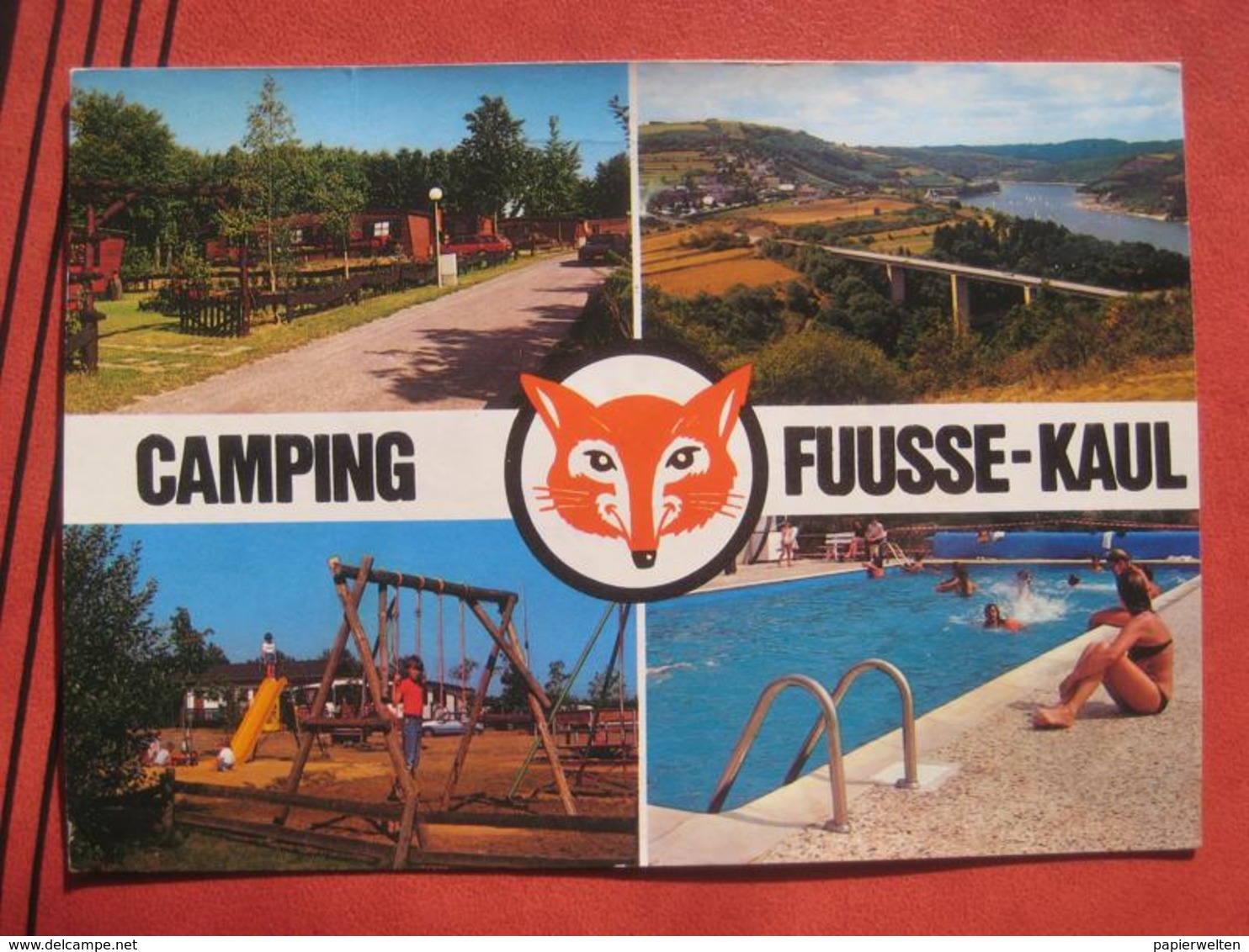Esch-sur-Sûre / Esch-Sauer Heiderscheid - Mehrbildkarte "Camping Fuusse-Kaul"