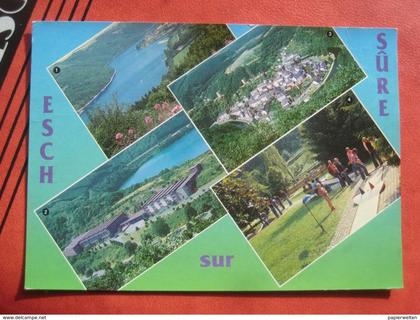 Esch-sur-Sûre / Esch-Sauer - Mehrbildkarte / Station d'Epuration d'Eau, MiniGolf