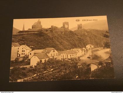 Luxembourg Luxemburg carte postale Esch-sur-Sure Esch-Sauer PIB