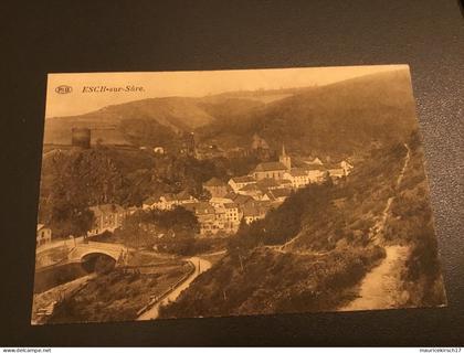 Luxembourg Luxemburg carte postale Esch-sur-Sure Esch-Sauer PIB