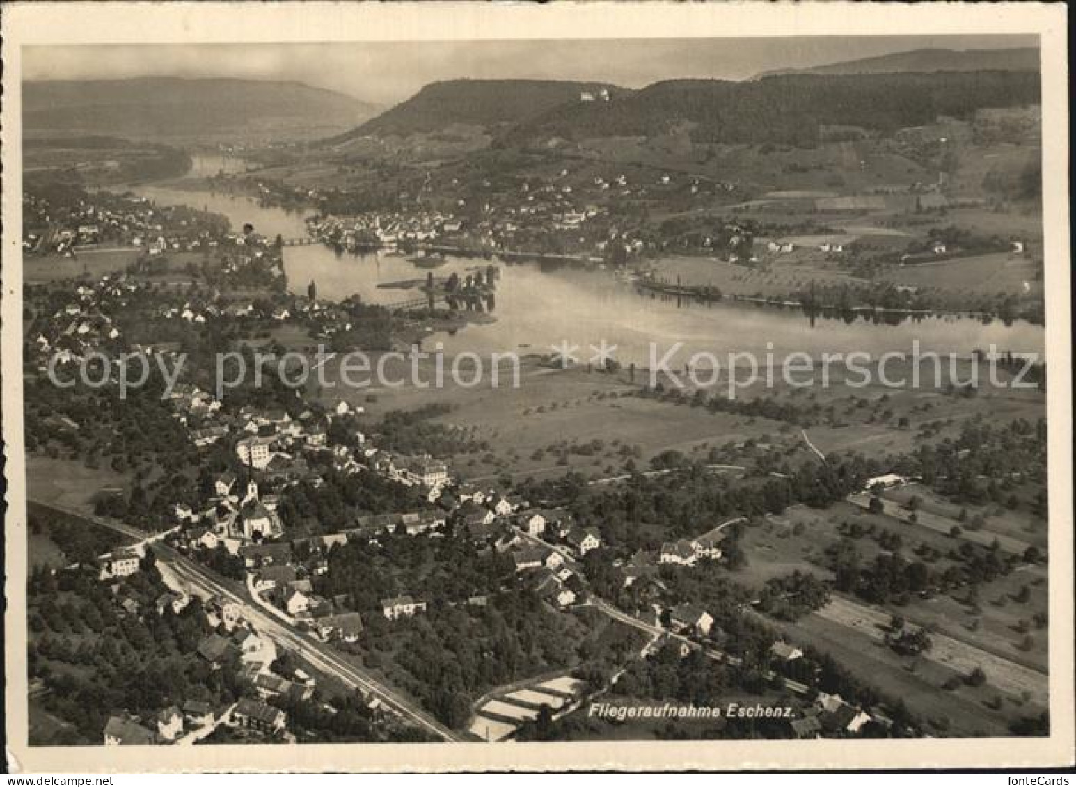 Eschenz Luftaufnahme