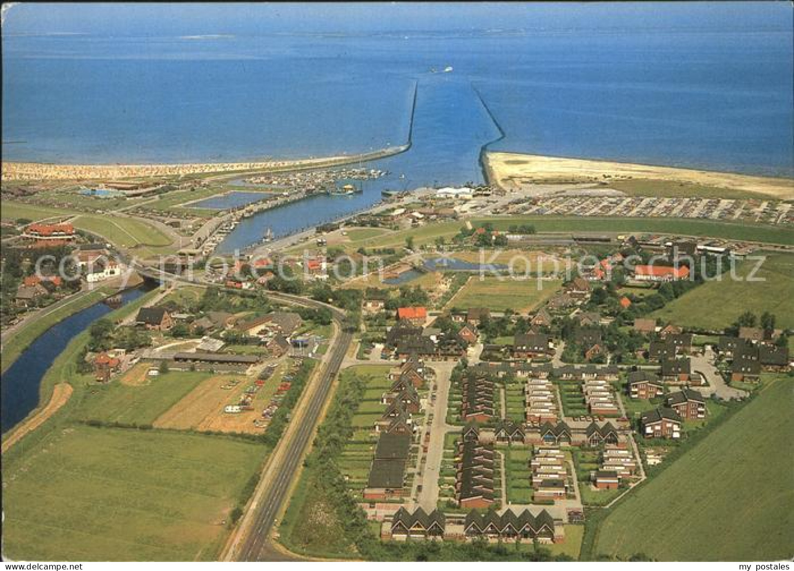 Esens Nordseebad Bensersiel Luftbild
