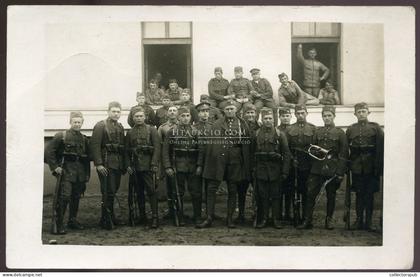 POPRÁD 1926. Katonák, fotós képeslap