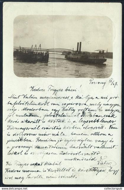 POZSONY 1903. Fotós képeslap