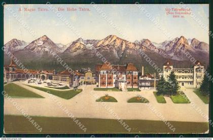 Slovacchia Slovakia Magas Tatra postcard XC3343