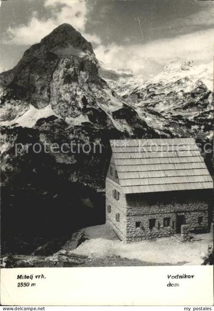 Slovenia Slowenien Miselj vrh Vodnikov dom