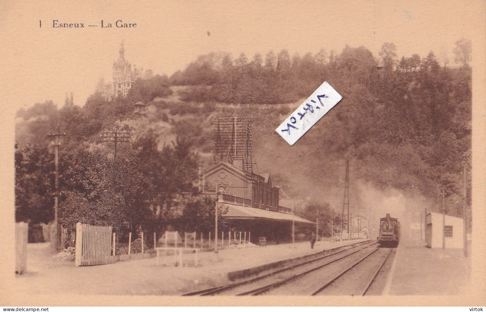 ESNEUX : La Gare  (  train vapeur )