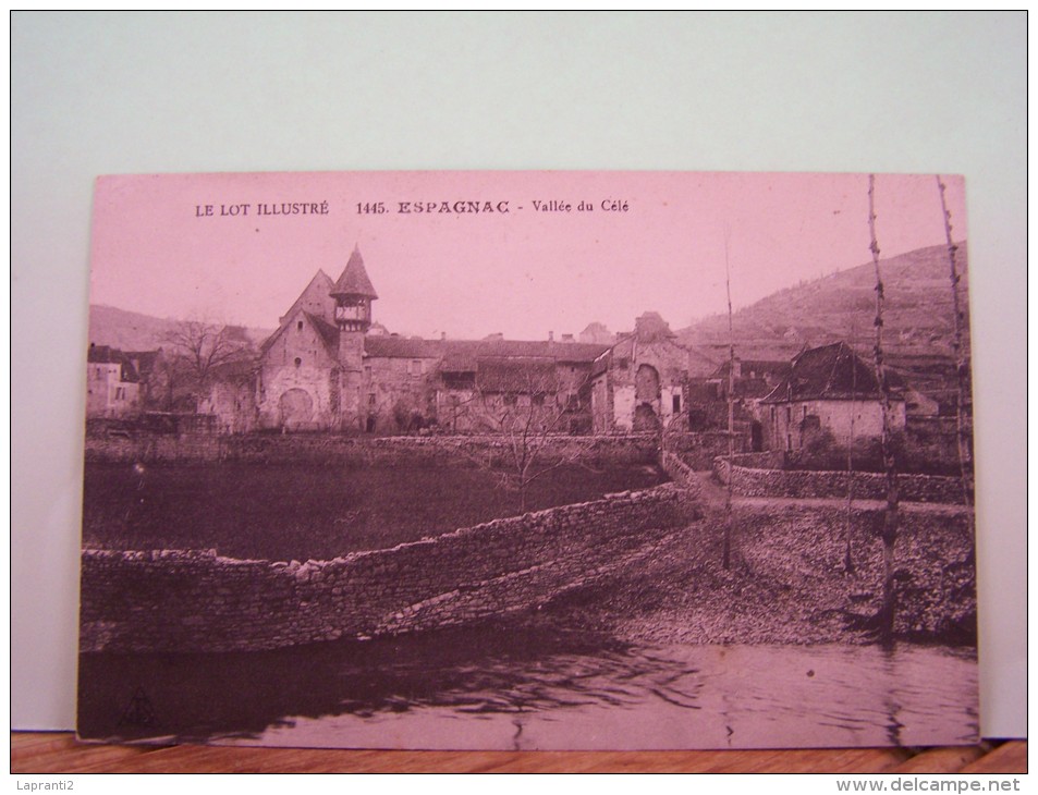 ESPAGNAC (LOT)  LES EGLISES. VALLEE DU CELE