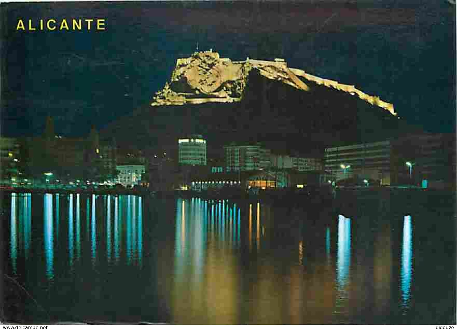 Espagne - Alicante - Vista nocturna - CPM - Voir Scans Recto-Verso